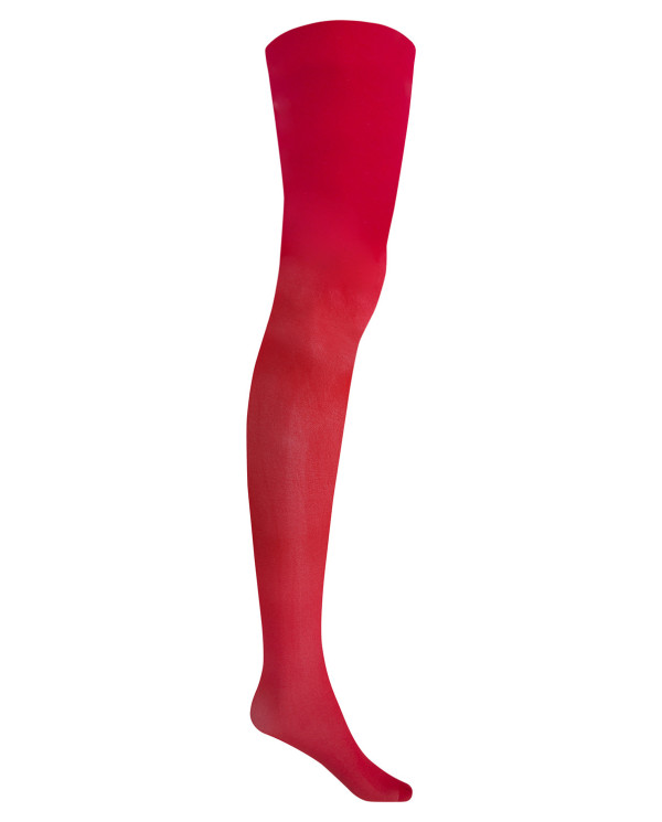 Collants loisirs lisses Couleur Rouge - 1