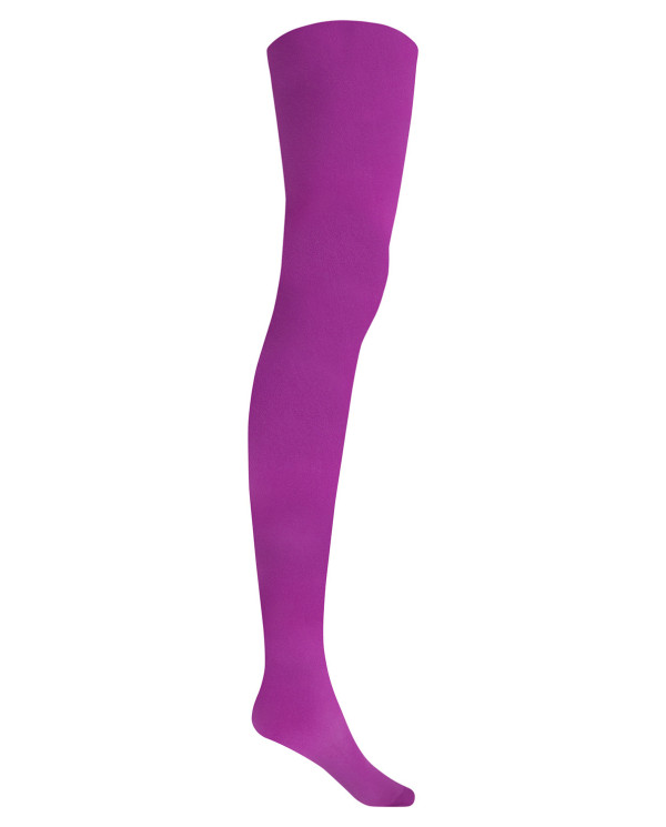 Collants loisirs lisses Couleur Mauve - 1