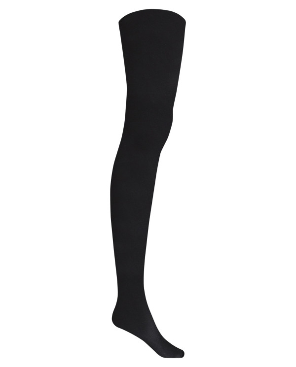 Collants loisirs lisses Couleur Noir - 1