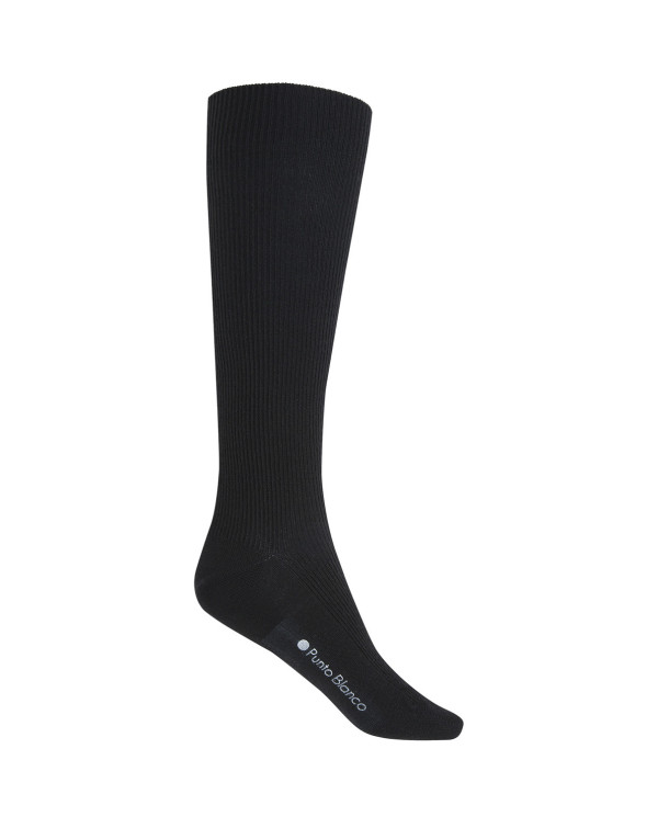 Ribbed hem socks Color Black - 1