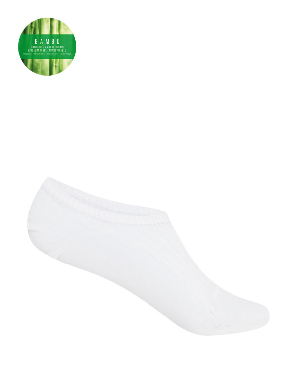 Chaussettes invisibles en bambou Couleur Blanc - 1