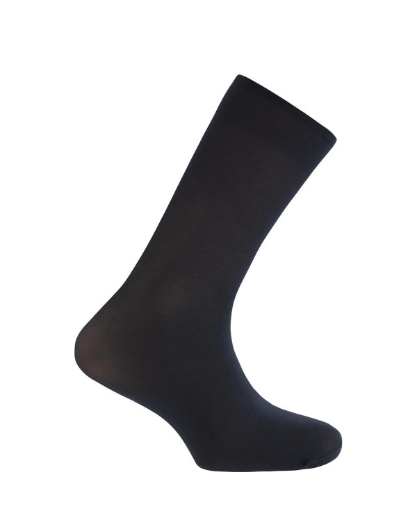 Plain polyamide socks - Tal Cual Color Navy - 1