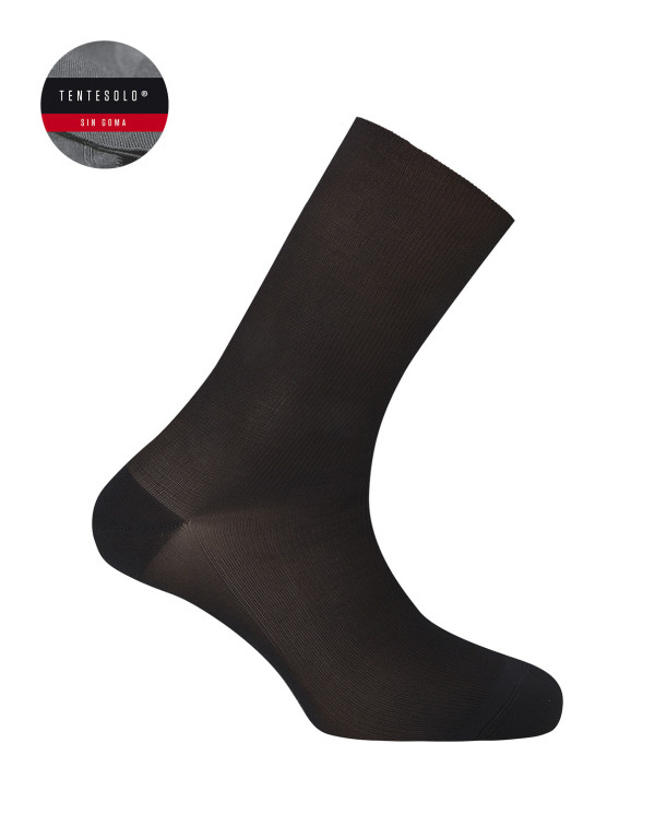 Ribbed polyamide socks - Trenil-set Tentesolo Color Black - 1