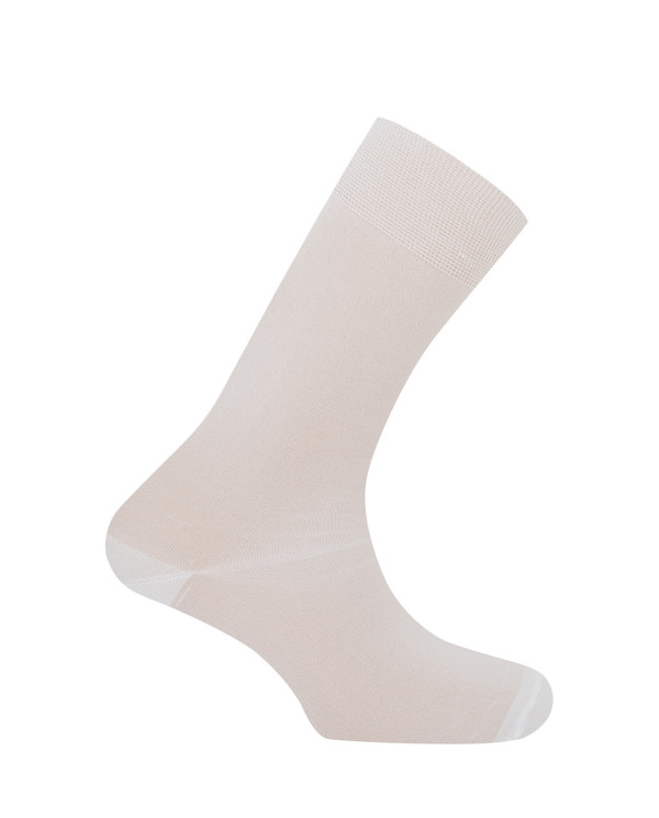 Chaussettes unies en polyamide - Trenil-Silk Couleur Blanc - 1