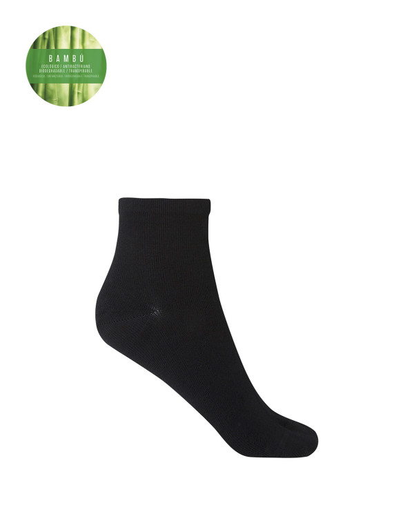 Plain bamboo socks Color Black - 1