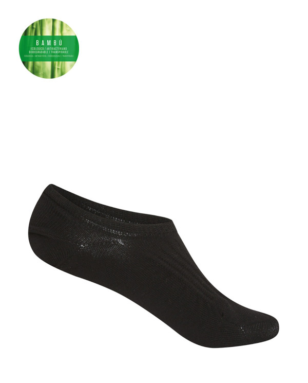 Chaussettes invisibles en bambou Couleur Noir - 1