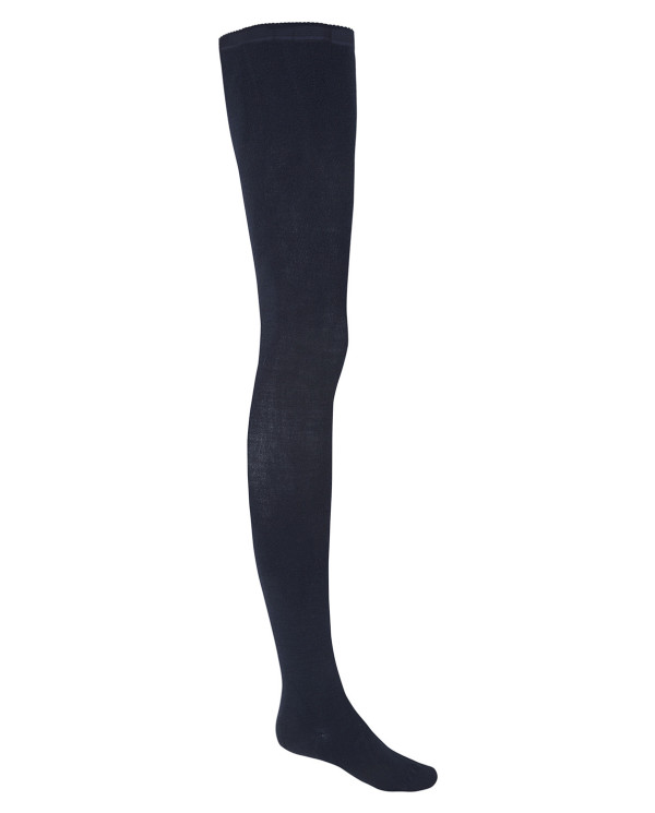 Smooth hem tights Color Navy - 1