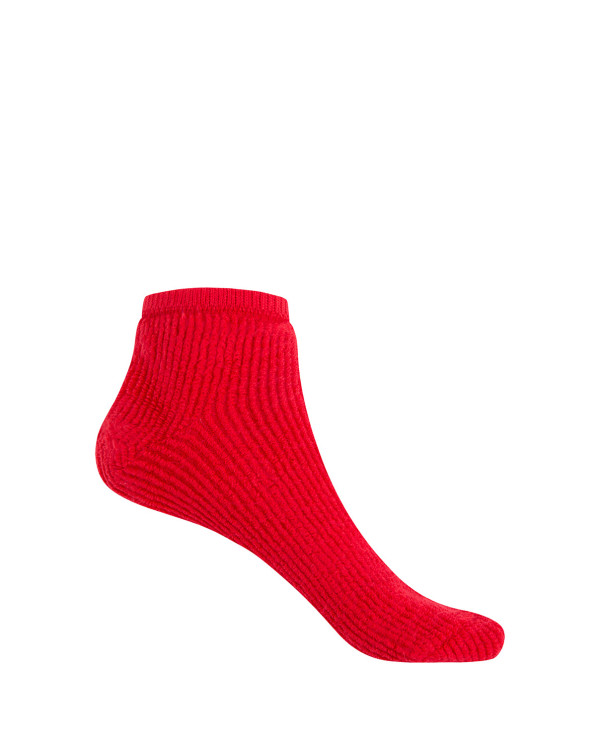 Calcetines de acrílico con rizo exterior - Sweet Home Color Rojo - 1