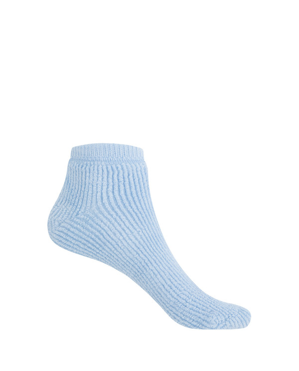 Chaussettes en acrylique avec boucle extérieure - Sweet Home Couleur Bleu - 1