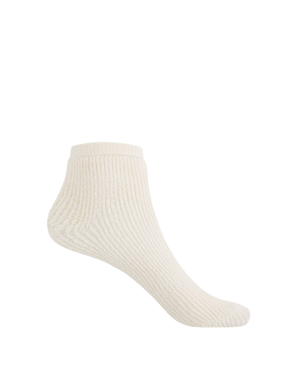 Acrylic socks with outer curl - Sweet Home Color Beige - 1