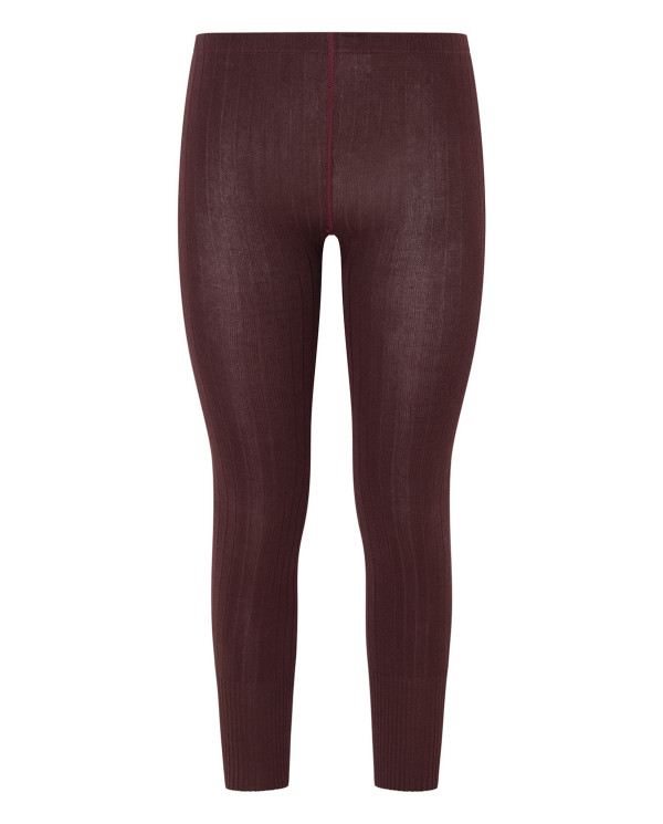 Legging canalé Color Granat - 1