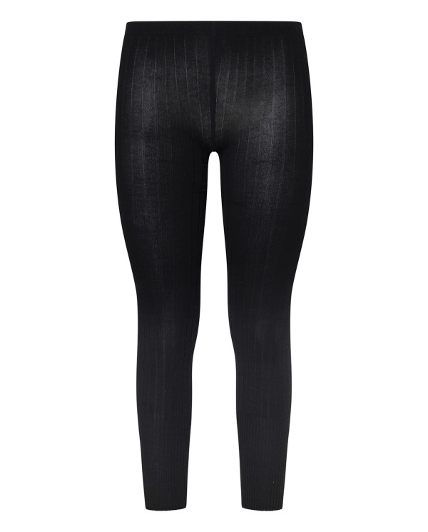 Legging canalé Color Negre - 1