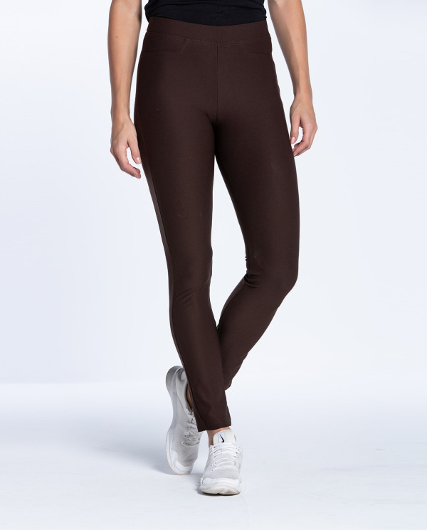 Leggings, Essential Color MarrÓ - 1