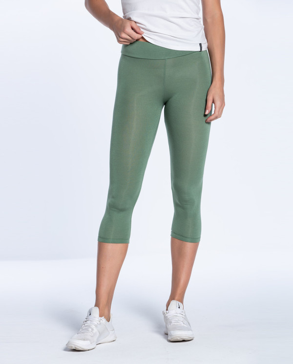 Leggings, Basic Color Verd - 1