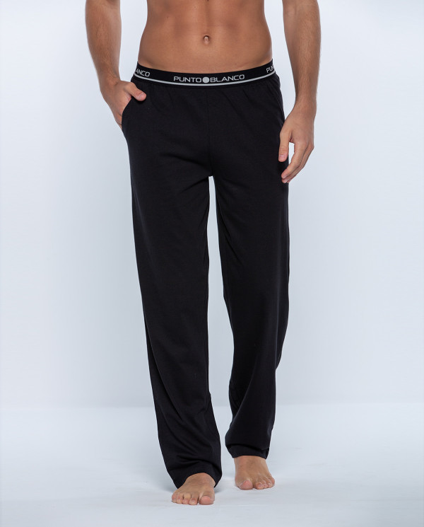 Long rubber trousers, Basix Color Black - 1