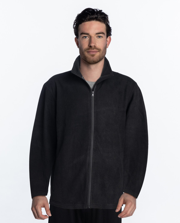 Fleece jacket, Basix Color Black - 1