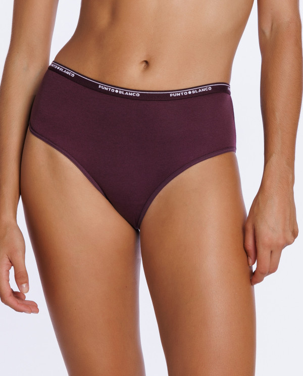 Basix high brief Color Burgundy - 1