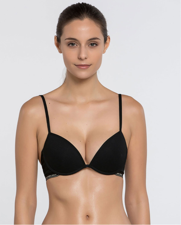 Soutien-gorge Push-Up Basix Couleur Noir - 1