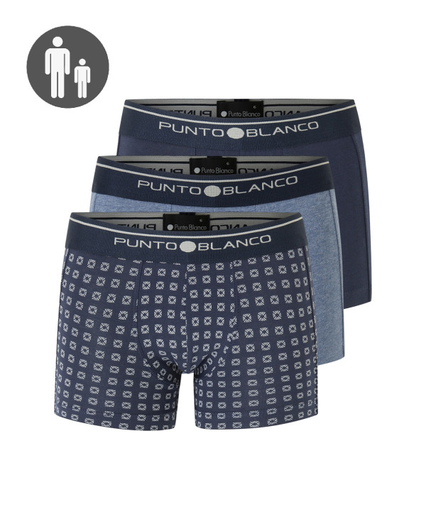 Pack 3 Boxers Basix. Couleur Assorti - 1