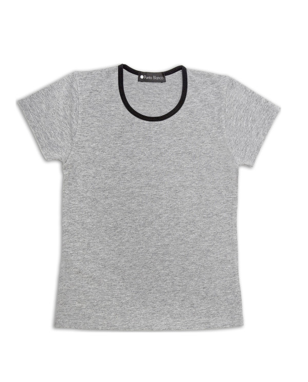 Basix T-Shirt Color Grey - 1