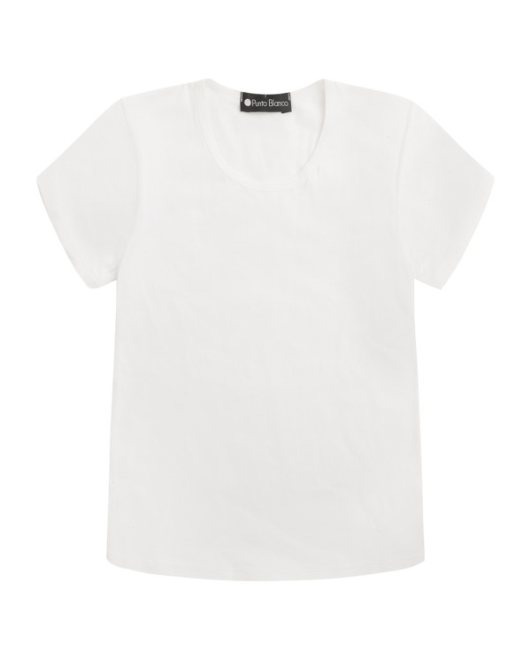 Basix T-Shirt Color White-901 - 1