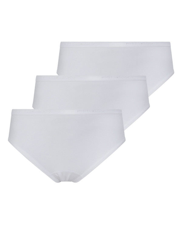 Pack 3 Brief, Basix Premium Color Blanc - 1