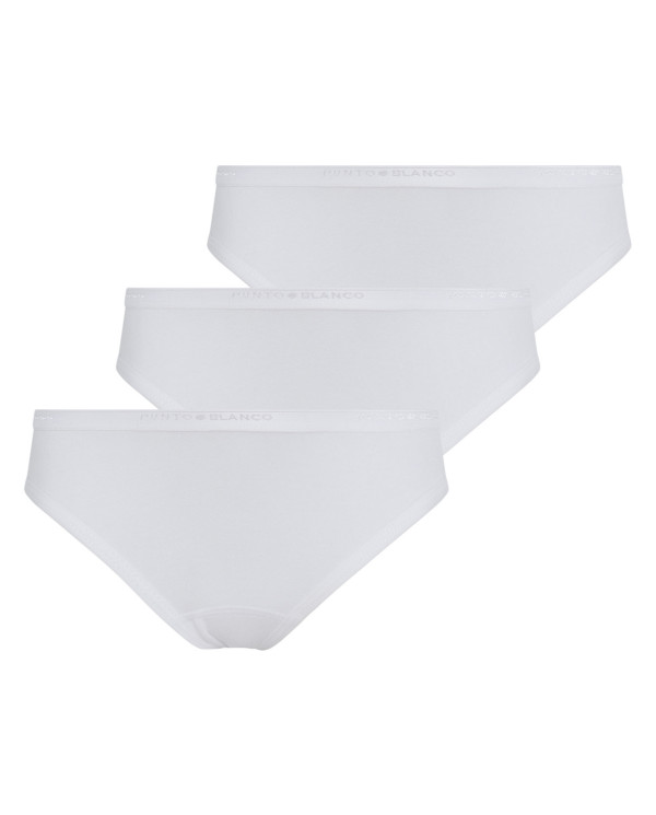 Pack 3 Bikini, Basix Premium Color Blanc - 1