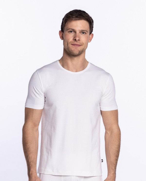 Basix T-Shirt Color White - 1