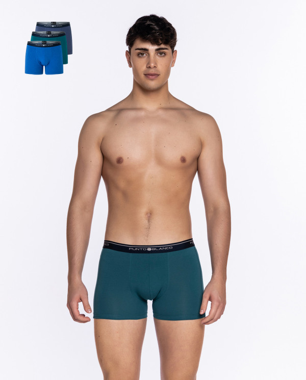 Lot de 3 boxers, Basix Couleur Assorti - 1