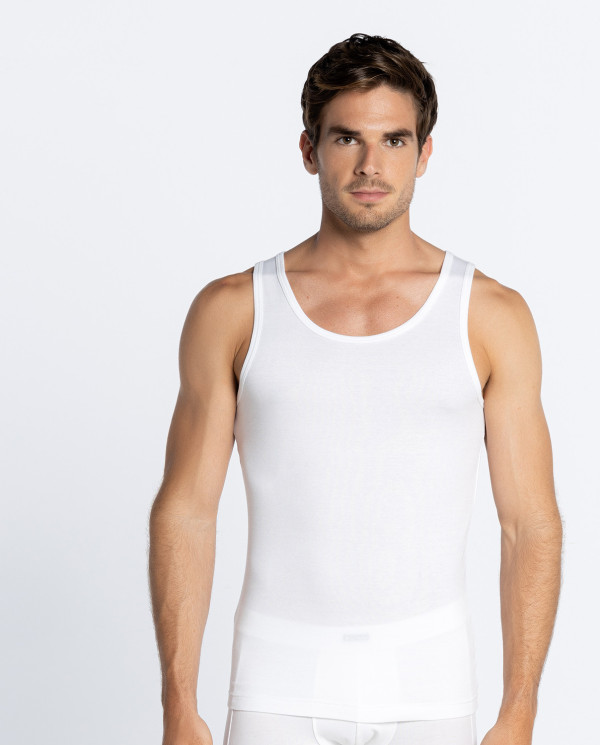 Tank top, Basico Color White - 1