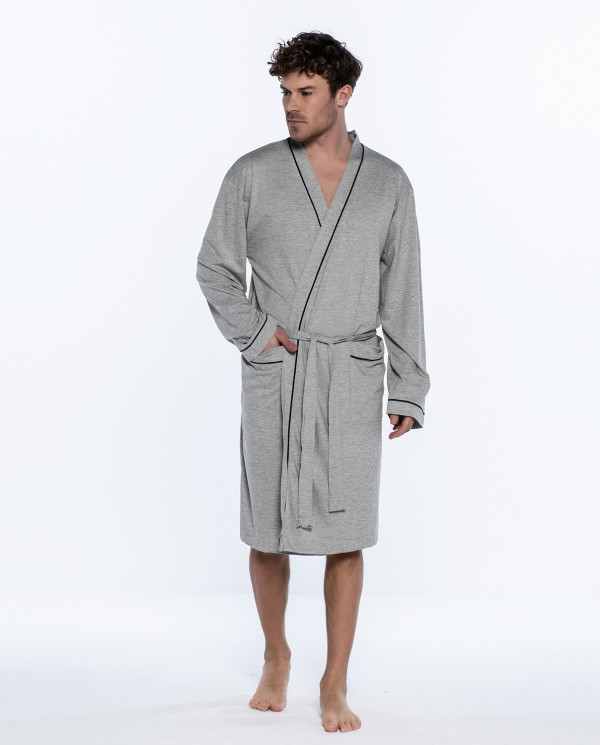 Robe de chambre « Basix » Couleur Gris - 1