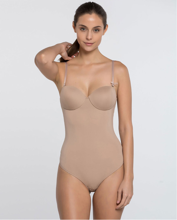 Bodi-tanga Strapless Caresse Color VisÓ - 1