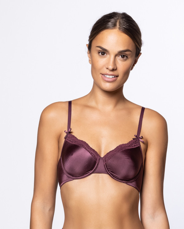 Soutien-gorge à armatures, Commodity Couleur Bordeaux - 1