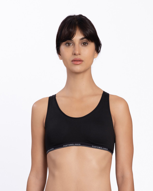 Sports top, Basix Color Black - 1