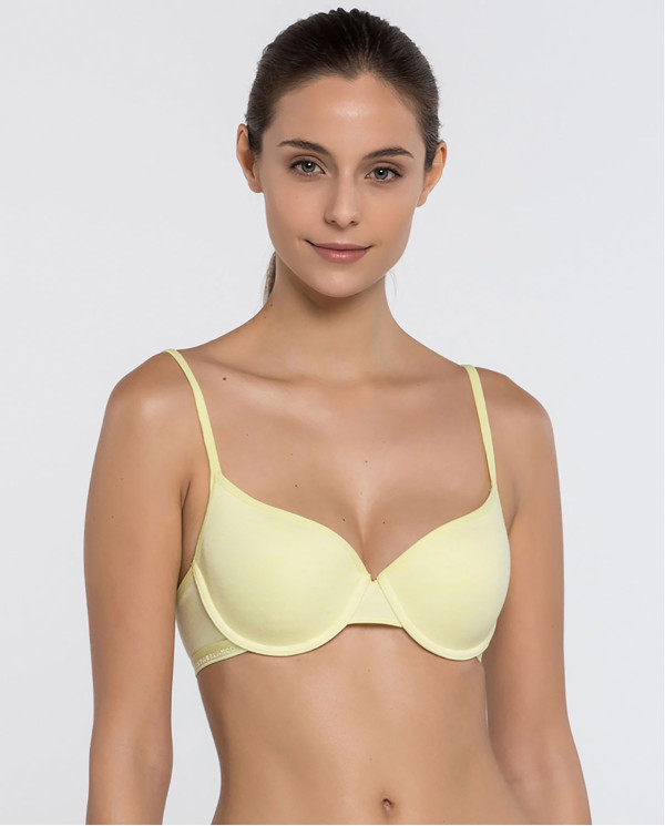 Basix Foam Bra Color Yellow - 1