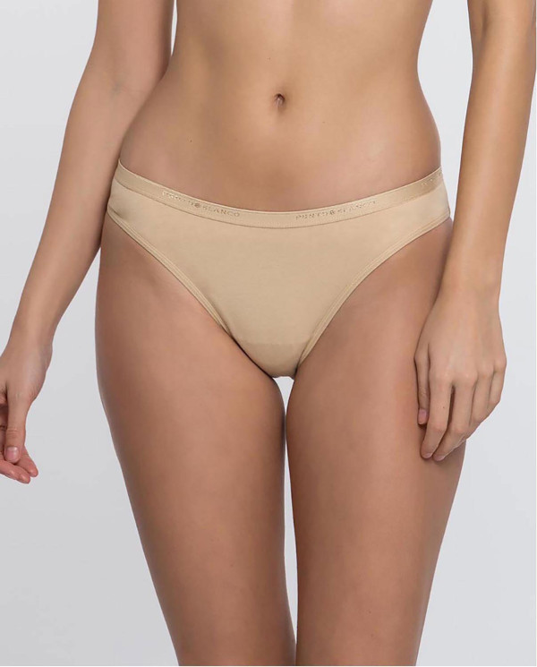 Slip Basix Couleur Beige - 1