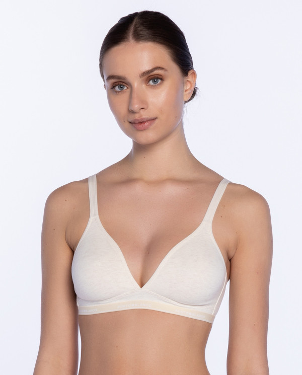 Basix Bra without foam Color Beige - 1