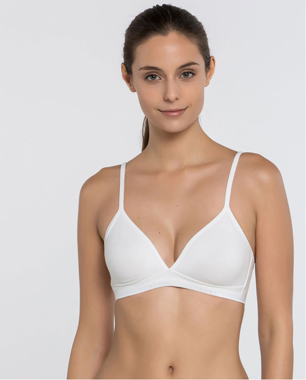 Soutien-gorge Basix sans mousse Couleur Blanc-901 - 1