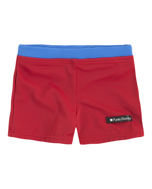 Basic Line Boxer Color Red - 1