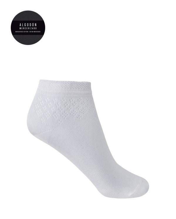 Ceremony mercerized cotton socks Color White - 1