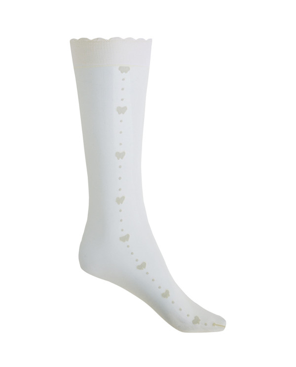 Ceramic polyamide stocking Color White - 1