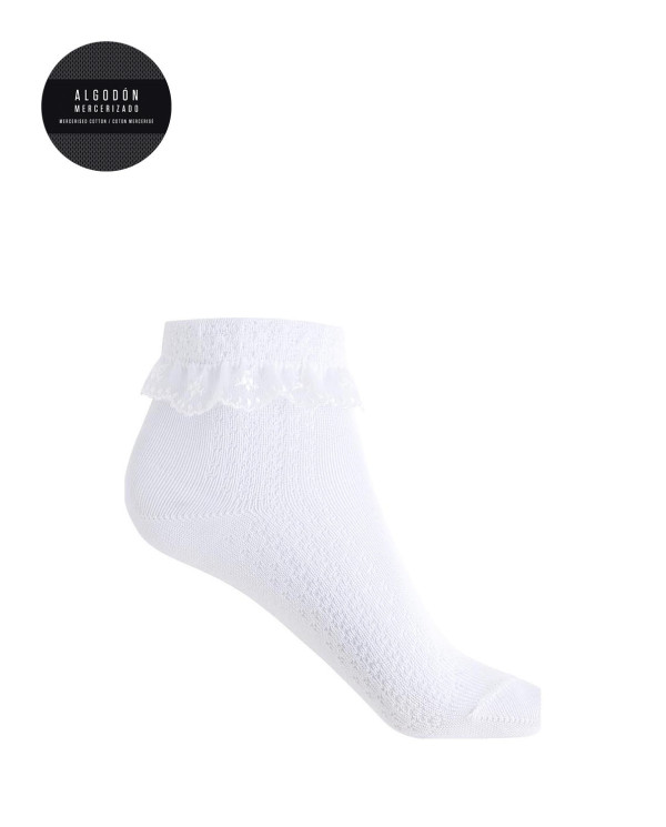 Cotton socks - Ceremony Color White - 1