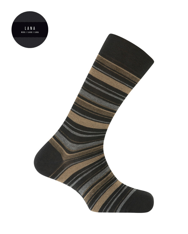 Chaussettes en laine - liste Couleur Noir - 1