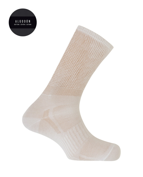 Chaussettes en coton - sport Couleur Blanc - 1