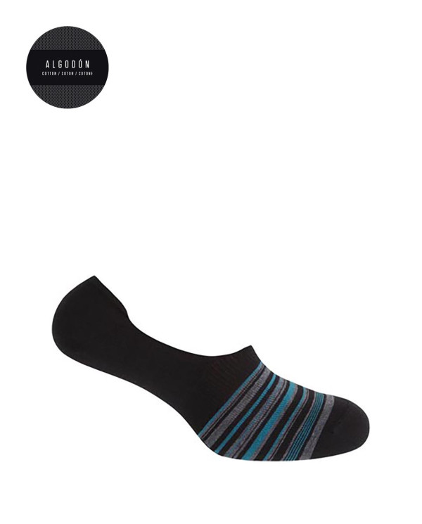 Chaussettes invisibles fantaisie Couleur Noir - 1