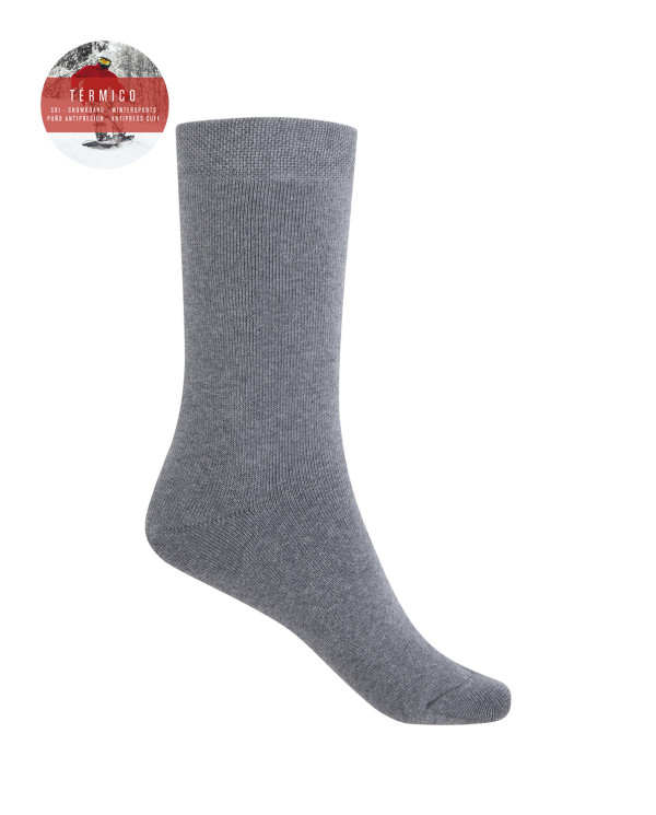 Cotton socks - inner lining - Thermal Color Navy - 1